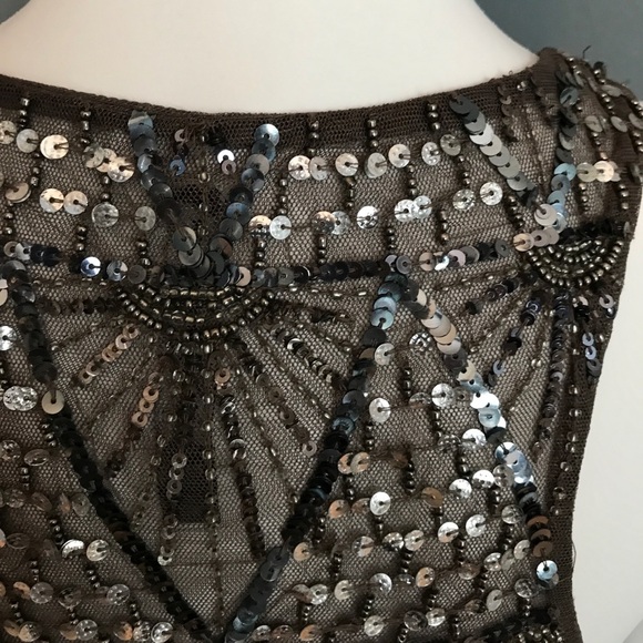 W118 by Walter Baker sequins headed racerback tank - Picture 6 of 7